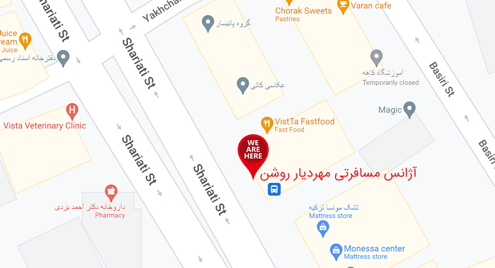 مهردیار روشن روی نقشه